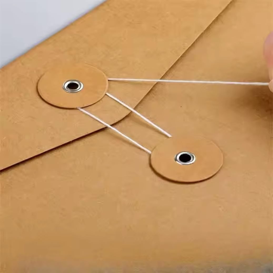 Cutter’s Must Form, Pack of 20 with Kraft String 9.8 x 13.4 inches, Brown