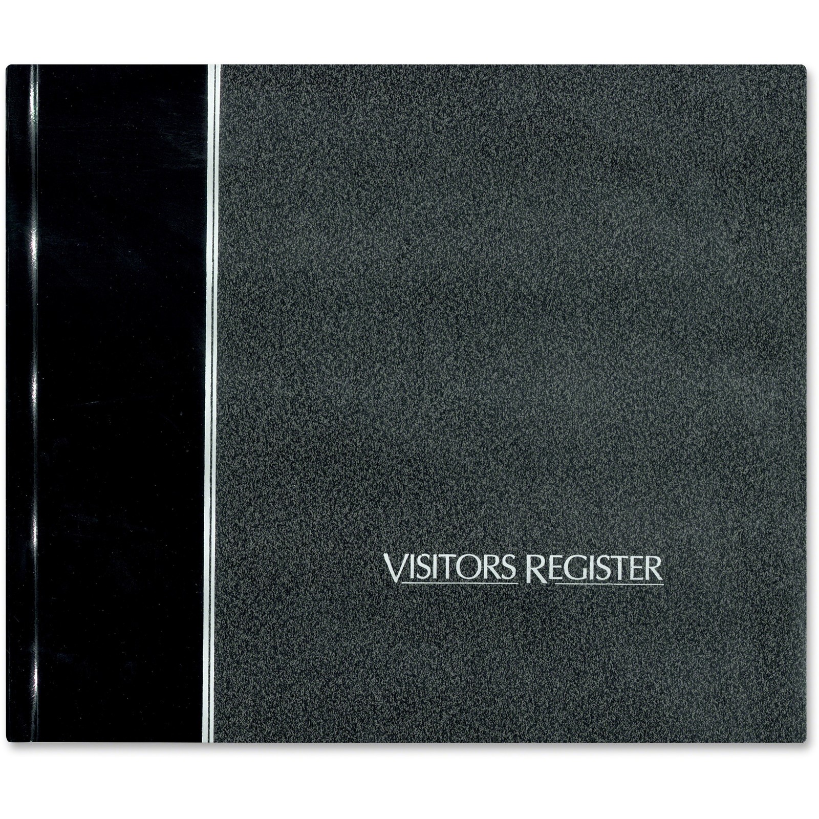 Rediform 57802 Visitor Register Book 128 Sheets Black