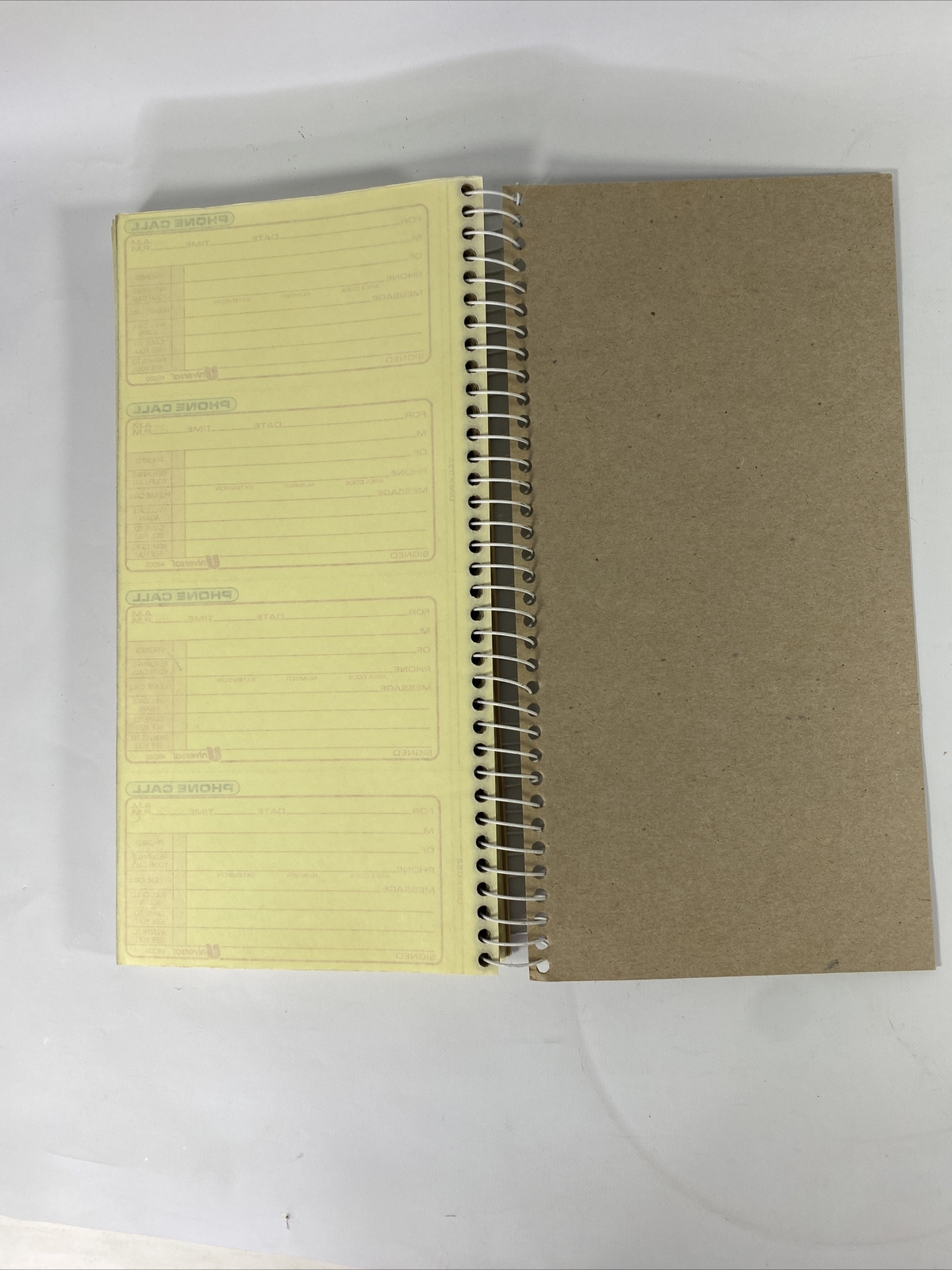 Universal Phone Message Books, 2 3/4 x 5, 2-Part Carbonless-400 Sets “UNV48003”
