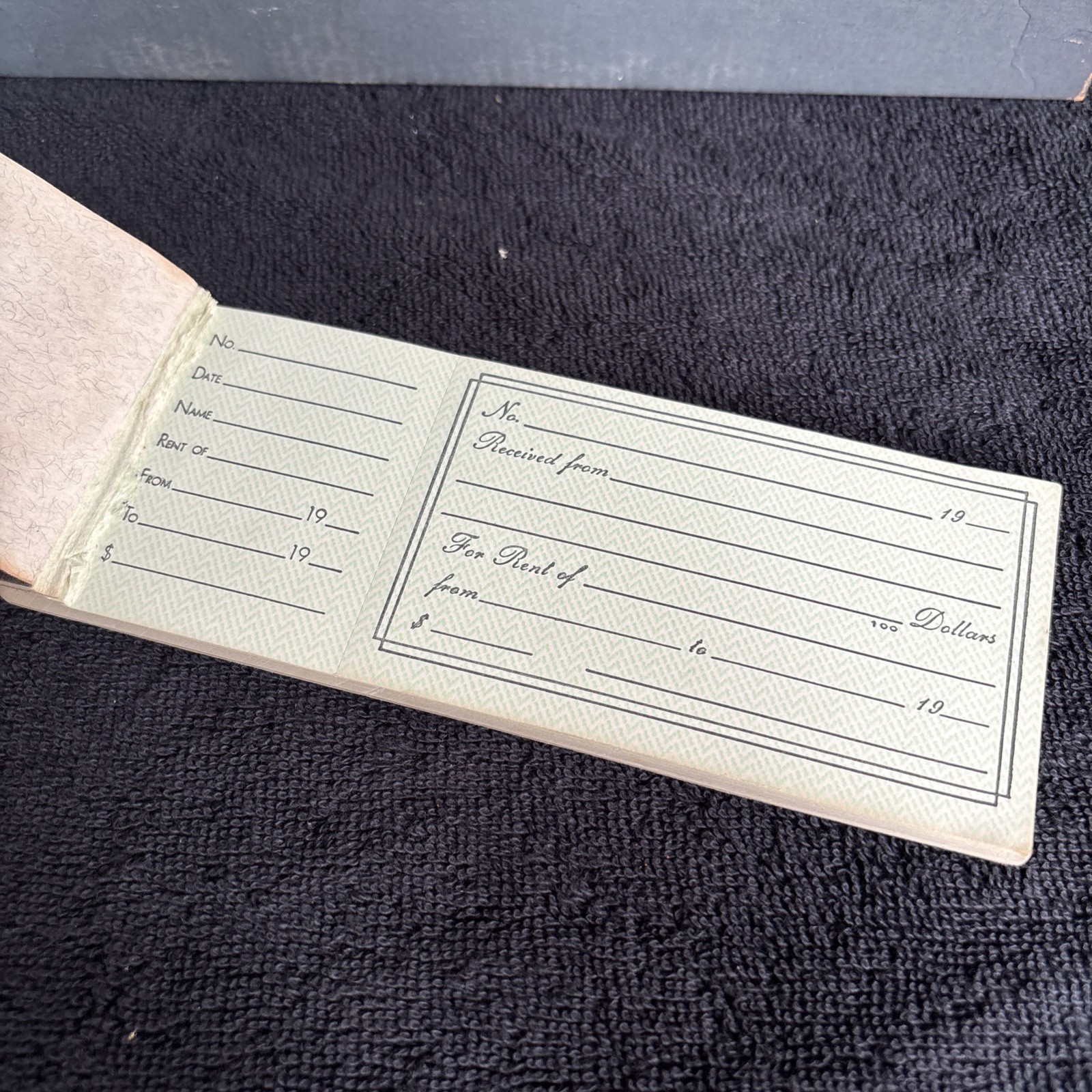 Vintage 1960’s Rent Receipt Book Ephemera