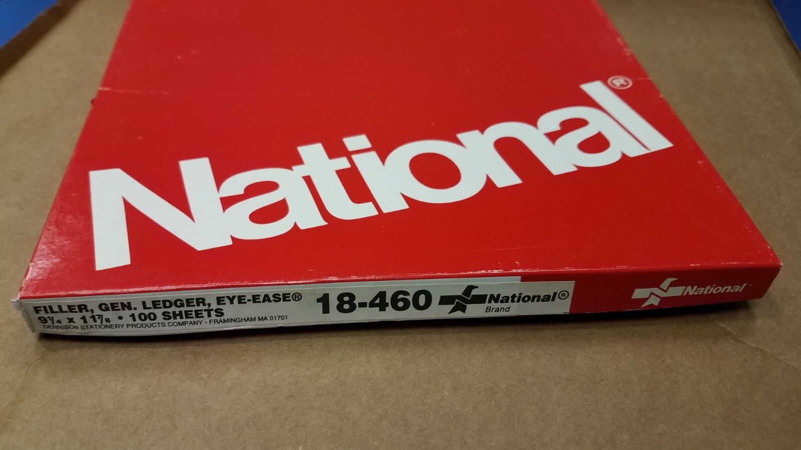 100 Sheets National Brand 18-460 Filler General Ledger Eye Ease
