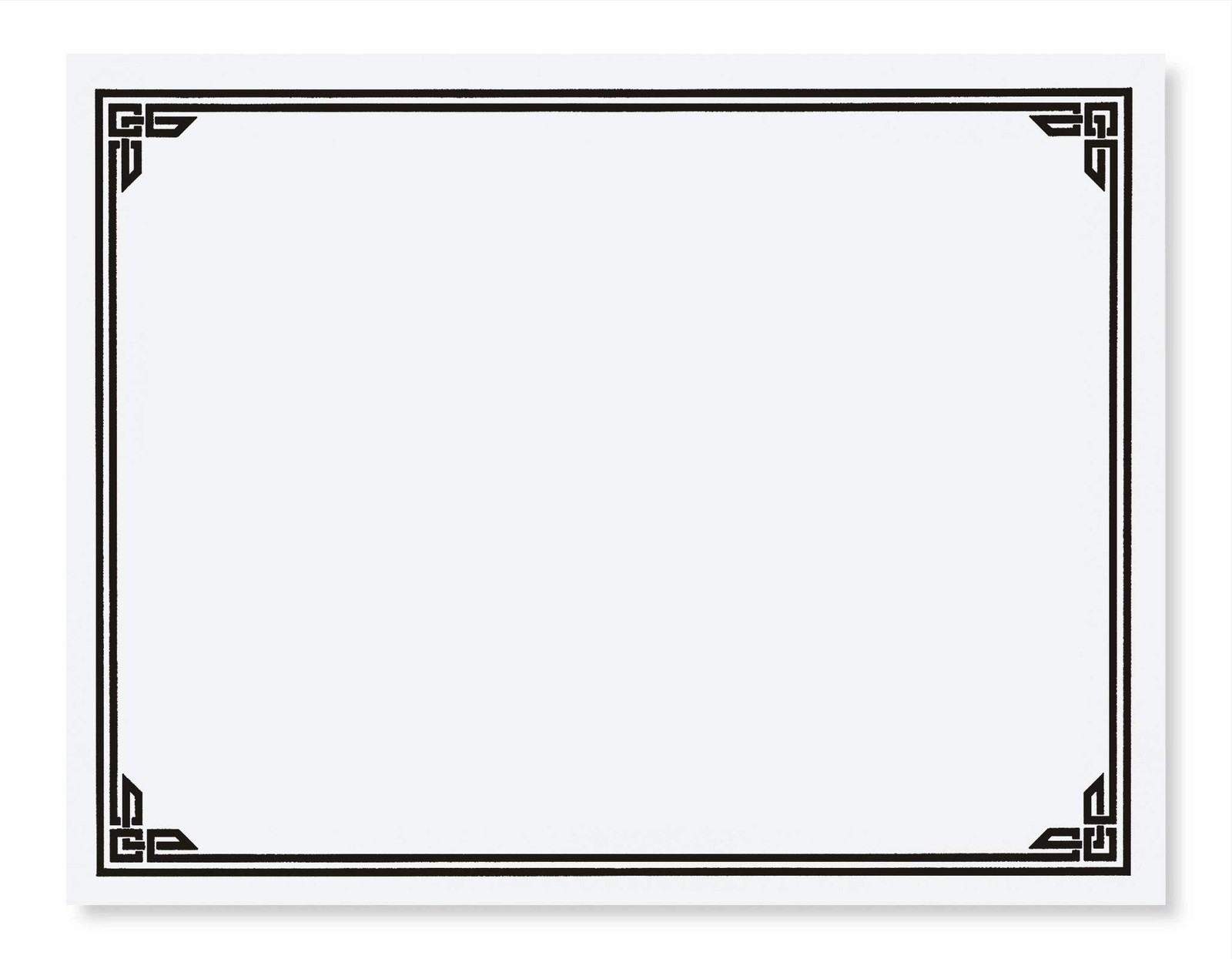 PaperDirect Black on White Classic Specialty Certificates, 8½ x11, Foil Accen…