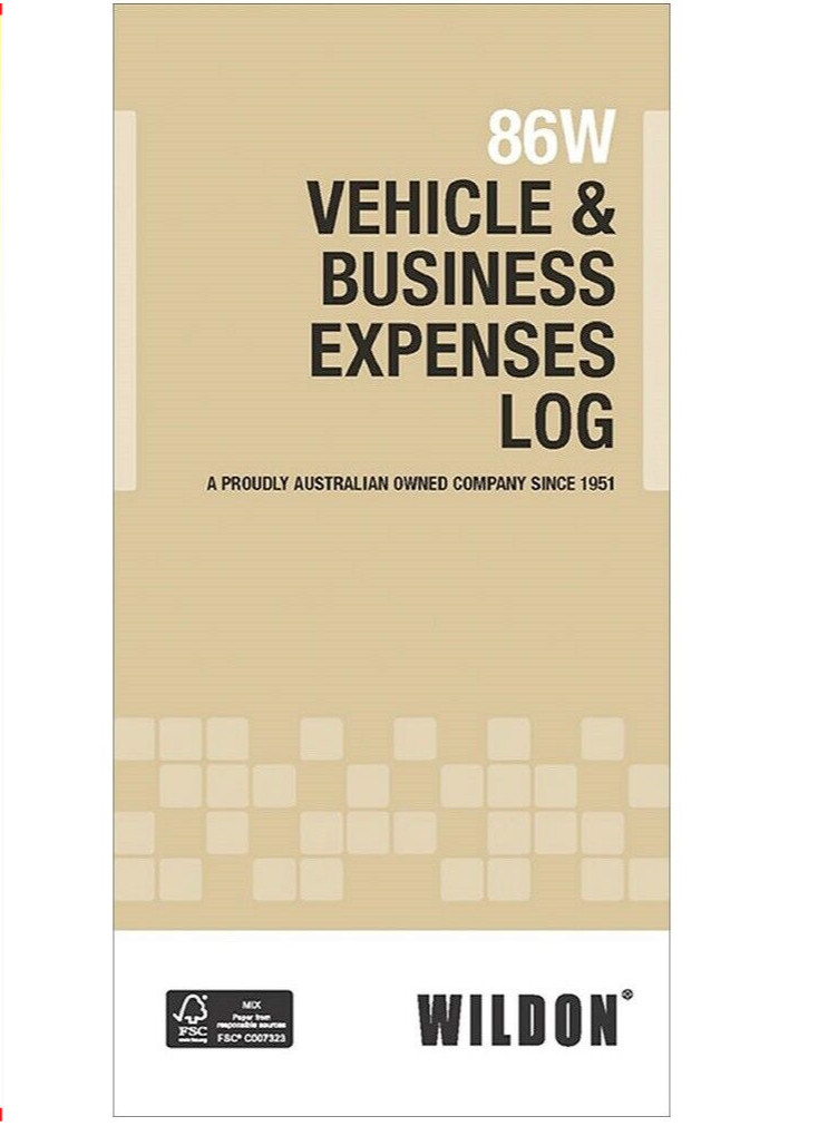 Wildon Vehicle & Business Expense Diary Log B00K Journal 86W WIL086 210x105mm