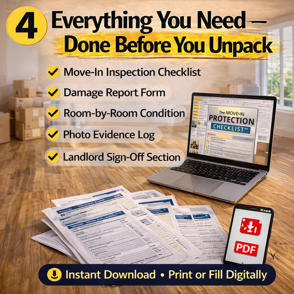 Apartment Move-In Checklist | Security Deposit Protection Guide