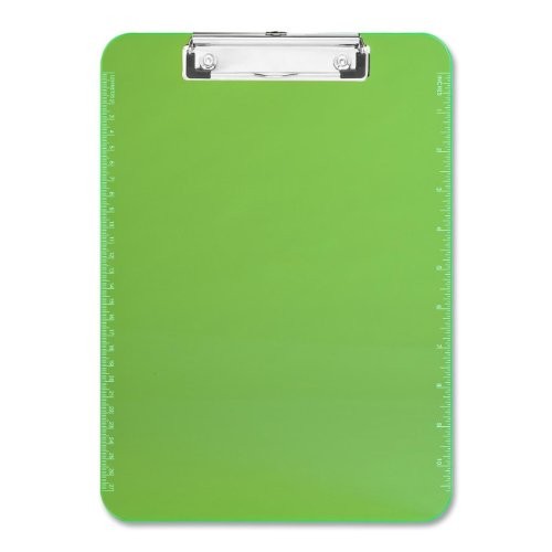 Sparco SPR01867 Translucent Clipboard 9×12 Neon Green