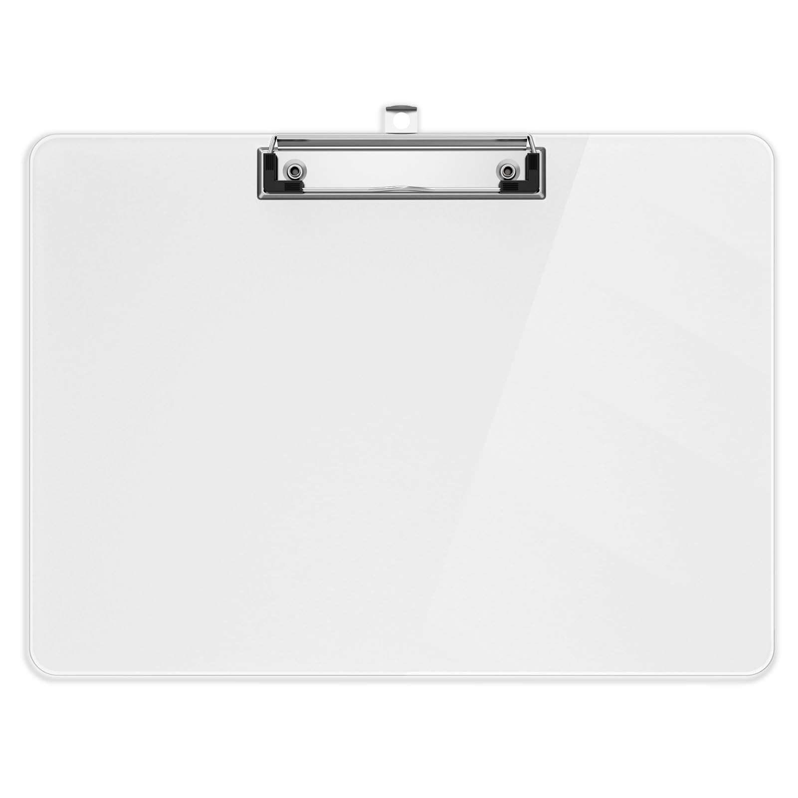Macroclo Horizontal Plastic Clipboards, Clear 8.5 x 11 Clip Board