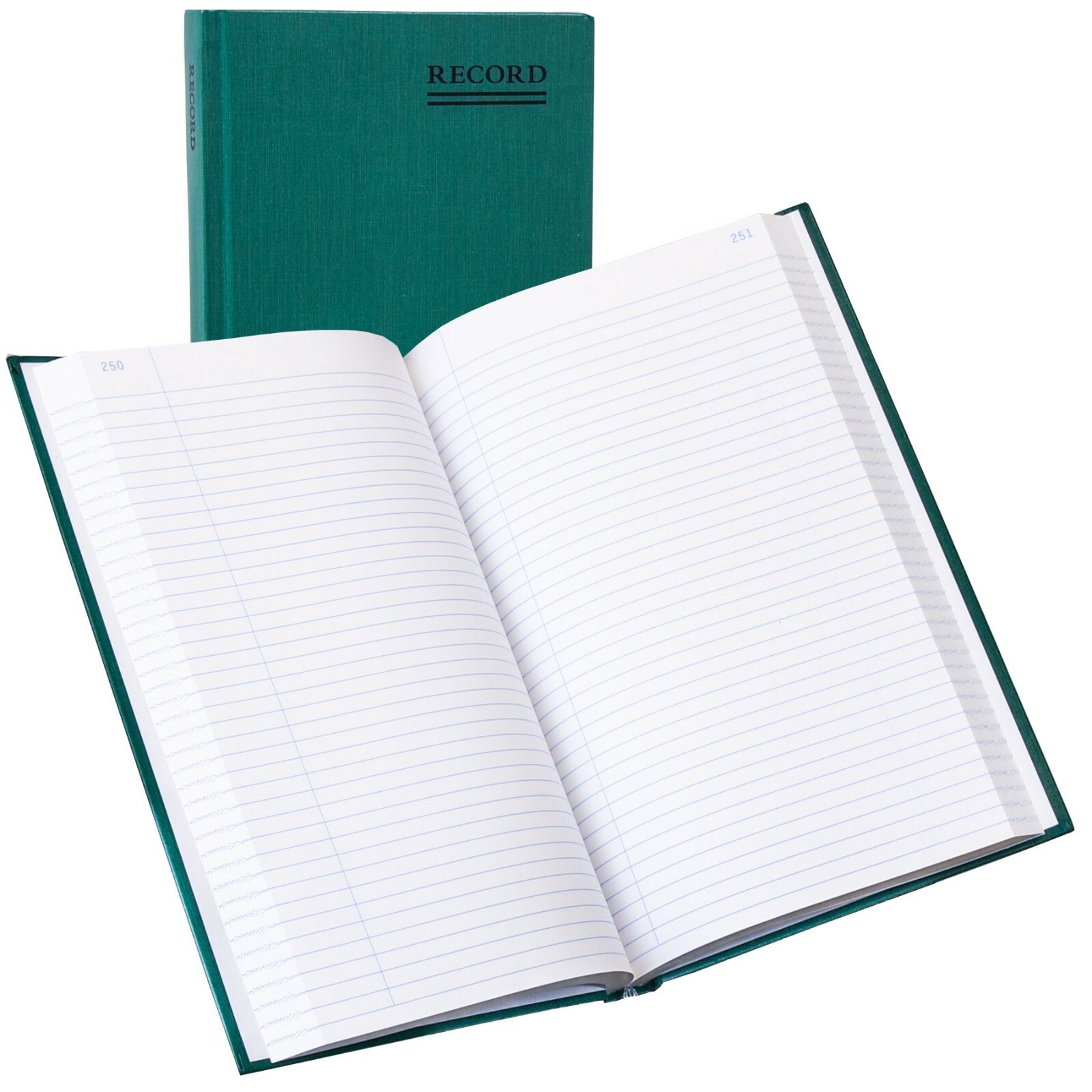 National 56-151 Record Book, 500 Pages, 7-1/4 x 12-1/4″, Hard Cover