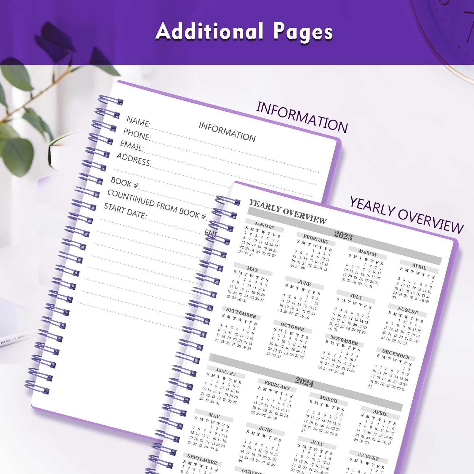 Check Registers for Personal Checkbook, Double Spiral Large Check Register Bo…