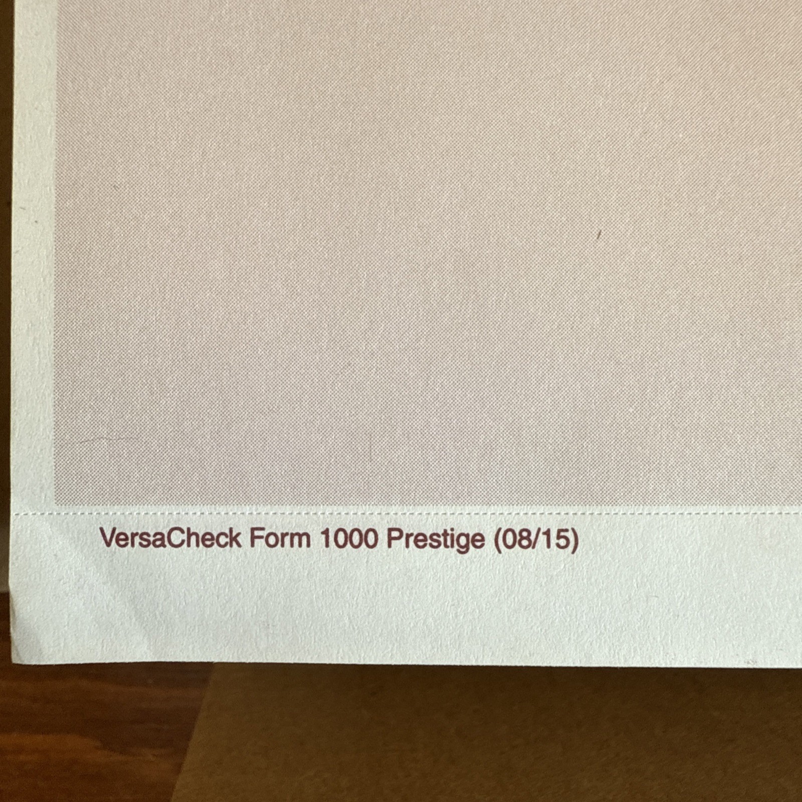 VersaCheck Check Refills Business Voucher Checks Form #1000 Prestige 500 Sheets