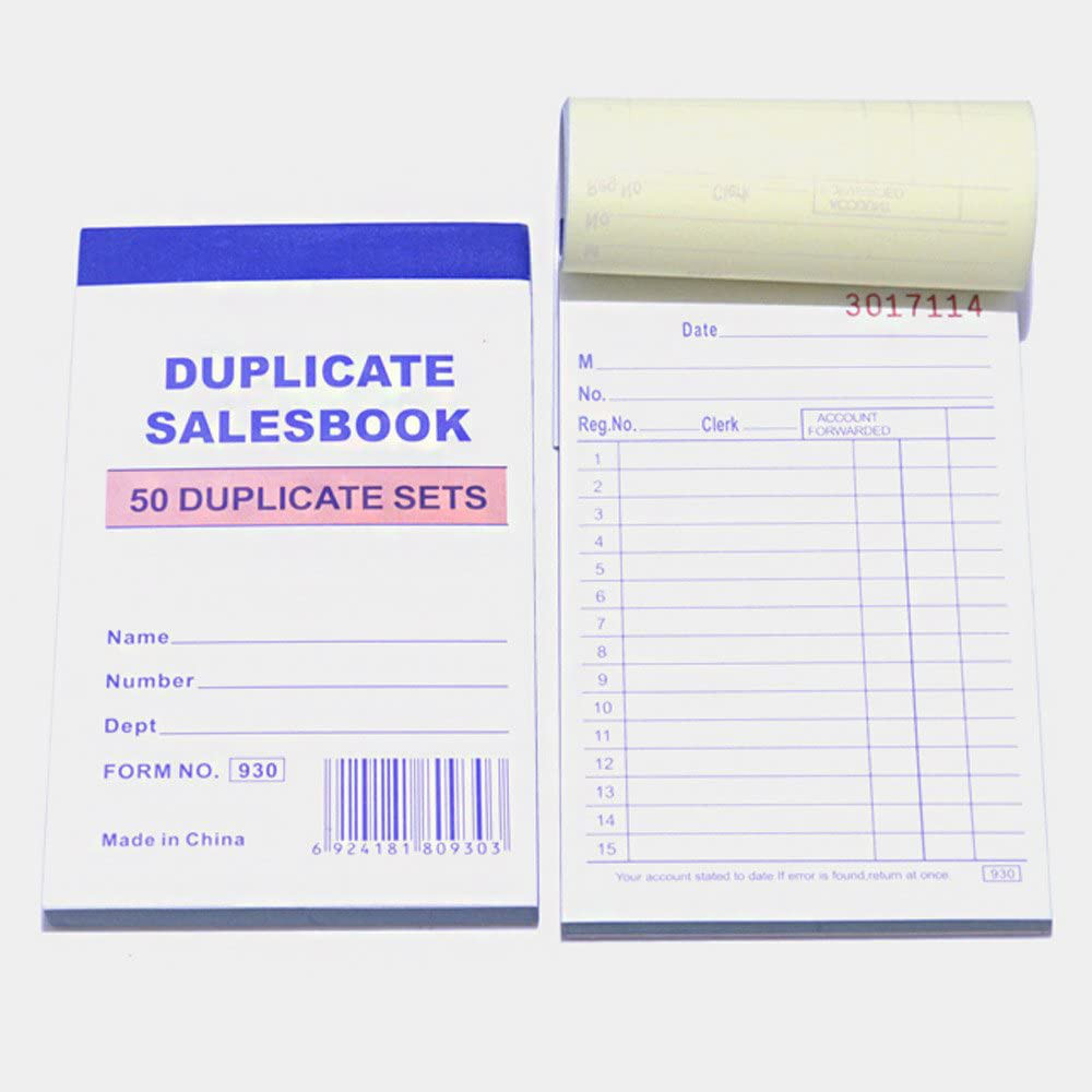 80 Pack – Sales Book Order Receipt Invoice Carbonless Copy 50 Sets 3.5″ X 5.5″