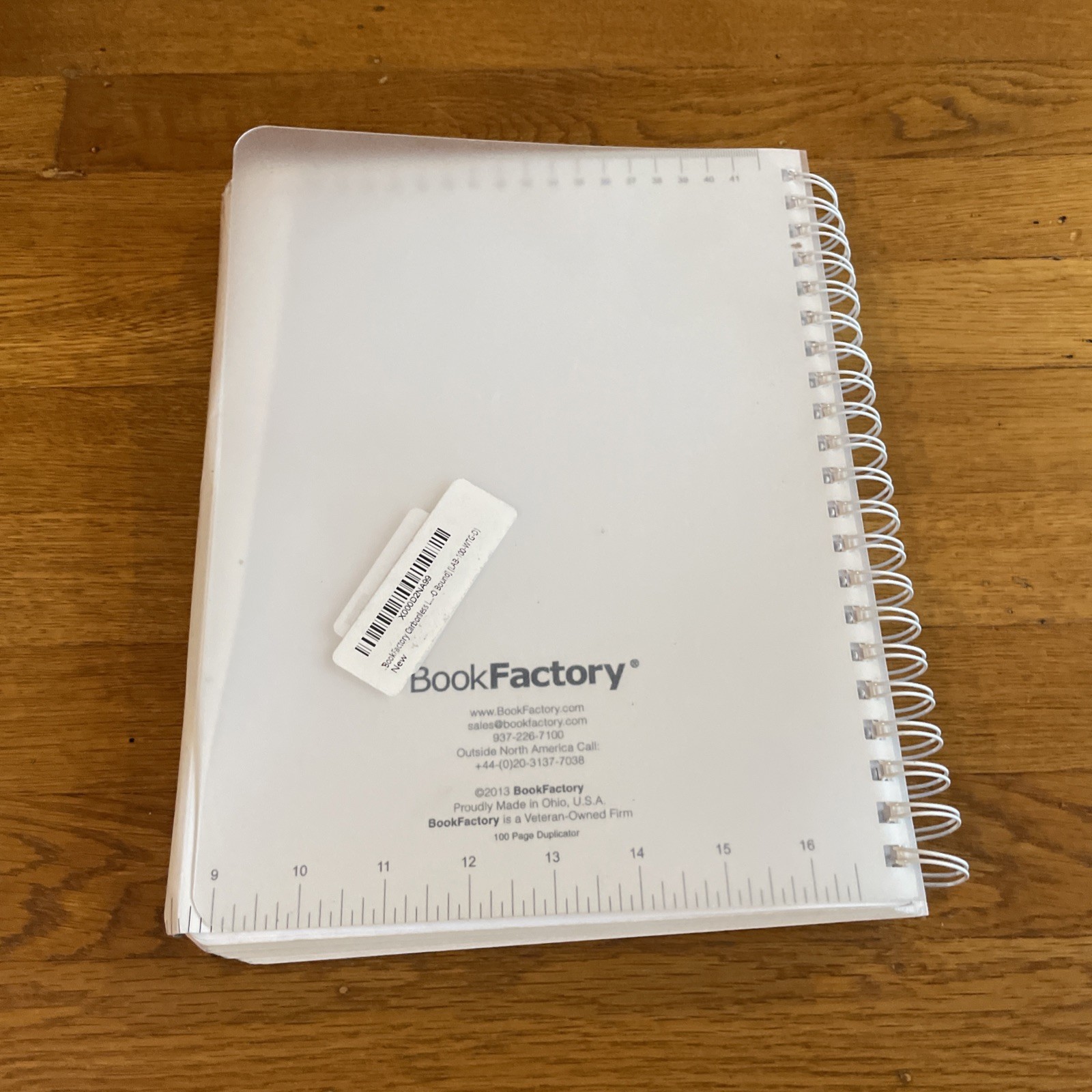 BookFactory Carbonless Lab Notebook/Laboratory Duplicator Book (Scientific Gr