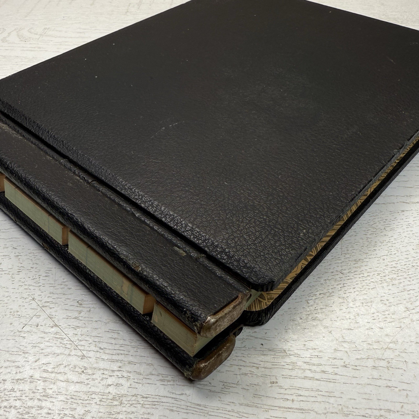 Standard Boorum & Pease No. 6215 1/2 B Two Post Hinge Ledger Paper Made In USA