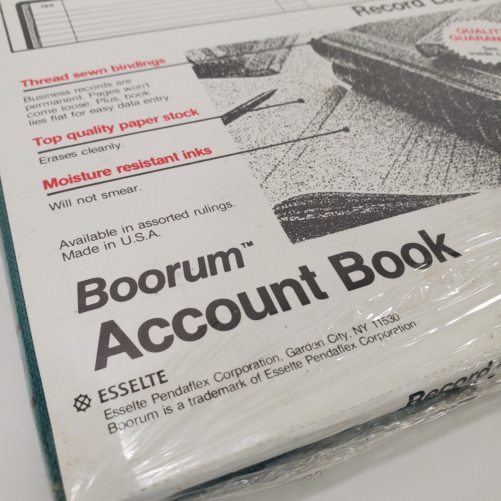 NOS Vintage Boorum Account Book 66-R-150 Record Ledger Ruling Acid Free Sealed