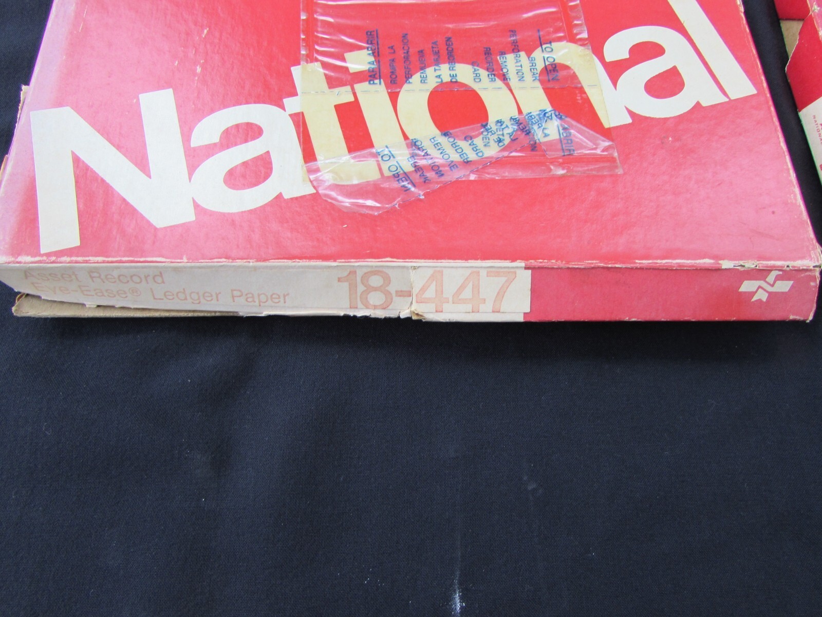 VINTAGE COLUMNAR ACCOUNTING SHEETS BY NATIONAL -#18-460, 447 – 9-1/4 x 11-7/8