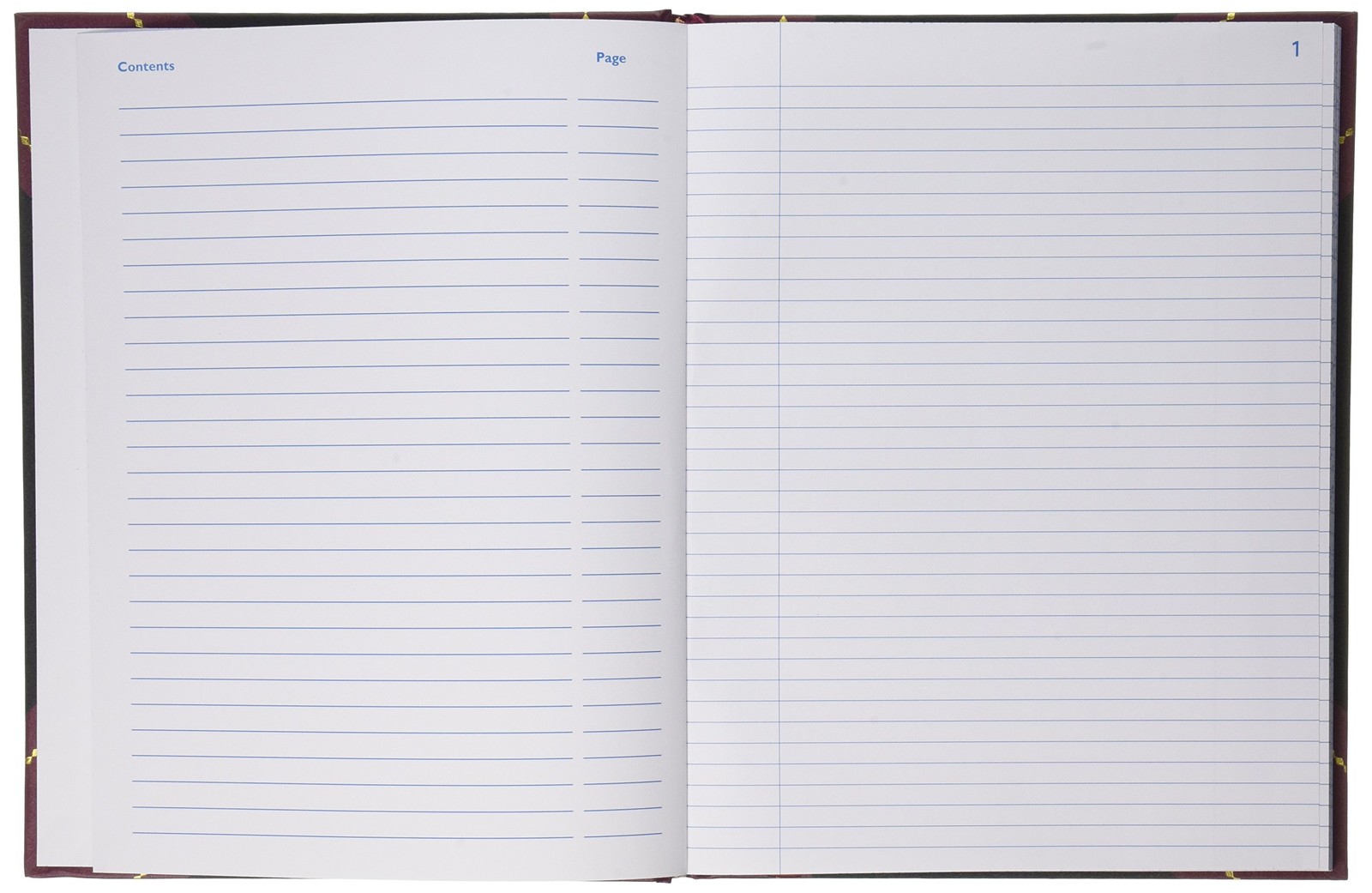Black Maroon Hardbound Columnar Account Book Acid Free Paper 80 Pages
