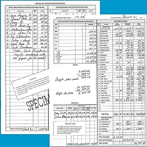 Gray Planner Cash Record Keeping System for Small Businesses 128 Pages