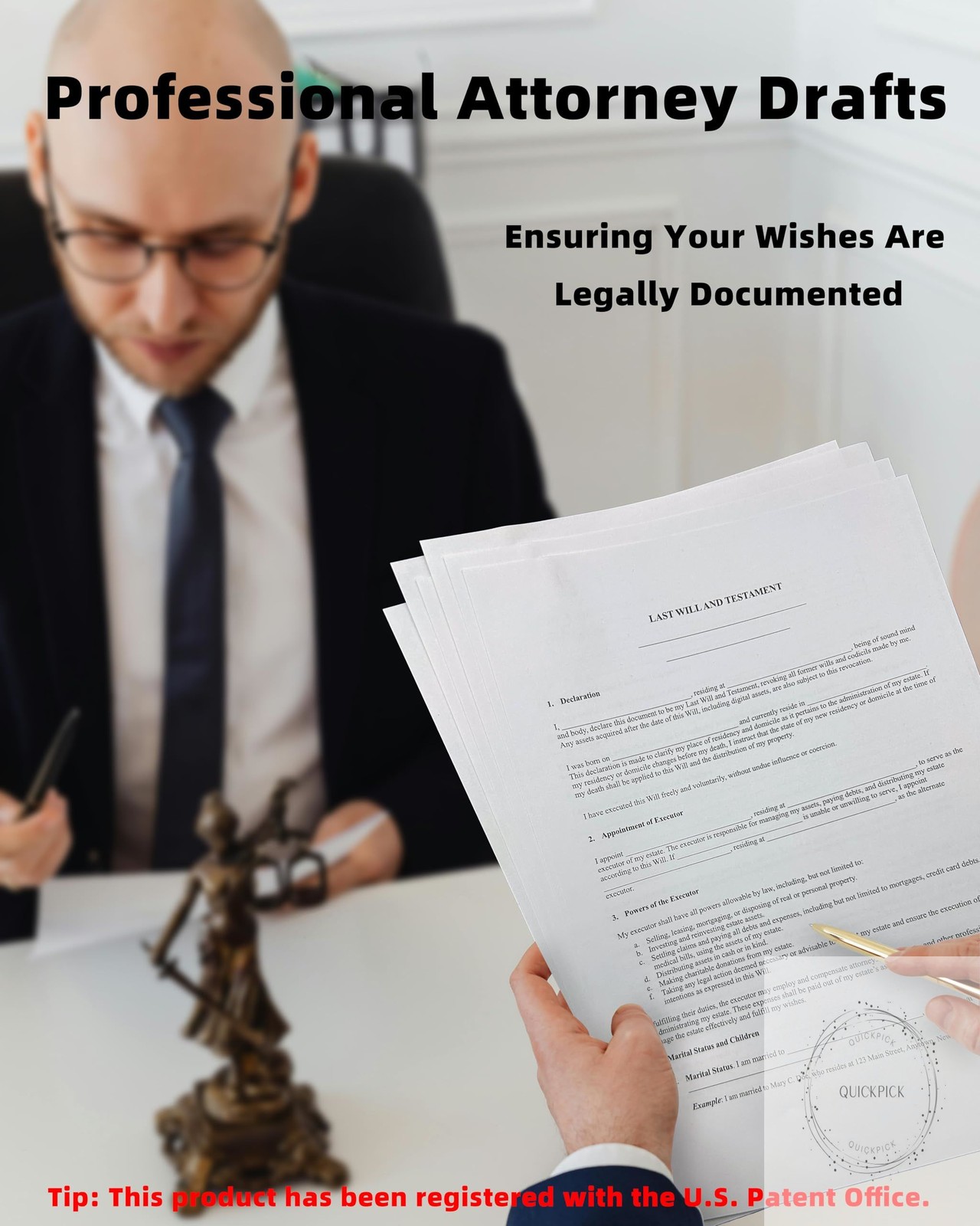2025 Last Will and Testament Kit (3-Pack) DIY Estate Planning Forms, Lawyer-Prep