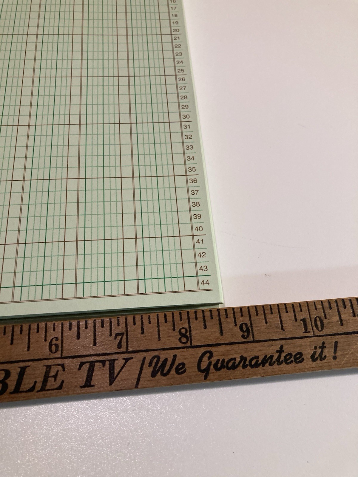 Accounting/Bookkeeping Column Ledger 44 Lines 14”x8.5” Sheets 8 Rows 150 Sheets
