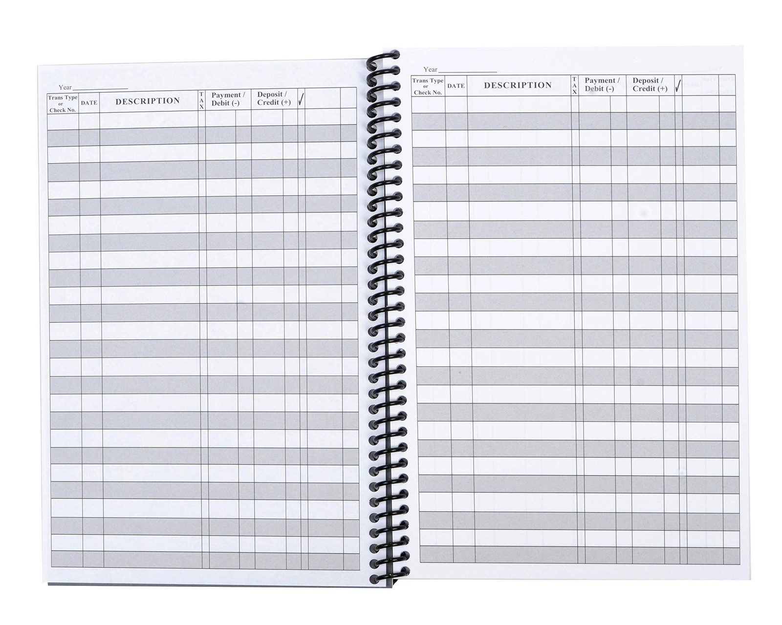‘s Premium Check Book Register & Debit Card Ledger Notebook – Checking Accoun…