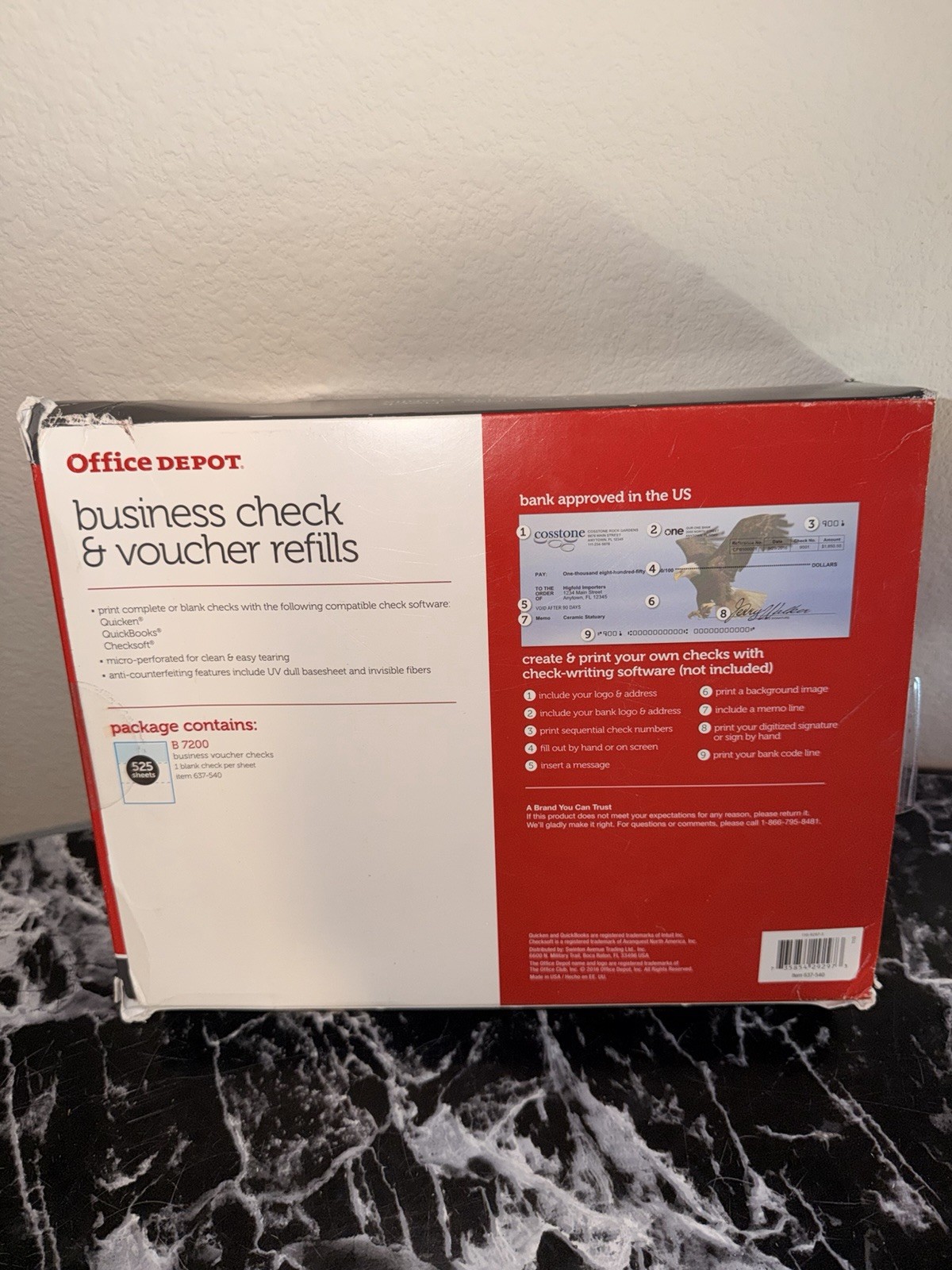 Business Check And Voucher Refills, Blank Checks – Full box