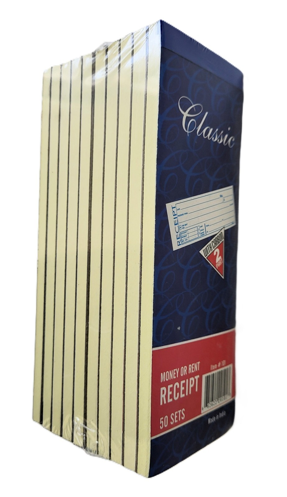 10 Pk of 50 Sets Rent Money & Cash Receipt Books 2 Part Carbon Copy Invoice Book