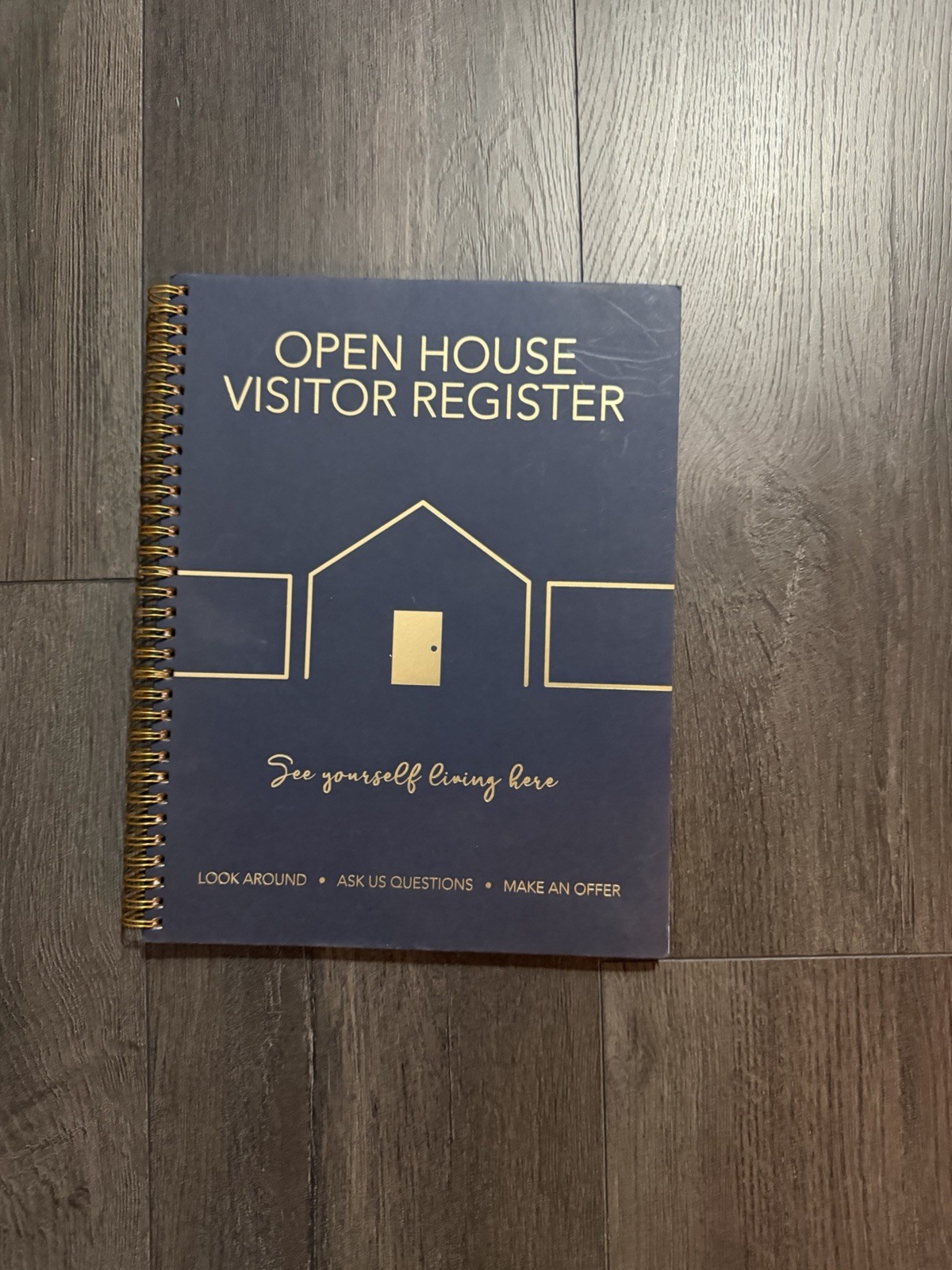 Juvale Open House Visitor Register notebook Sign In Book