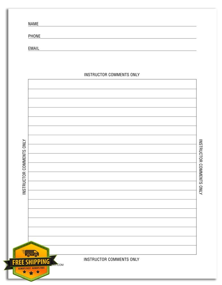 BookFactory Lab Notebook Carbonless 100pg