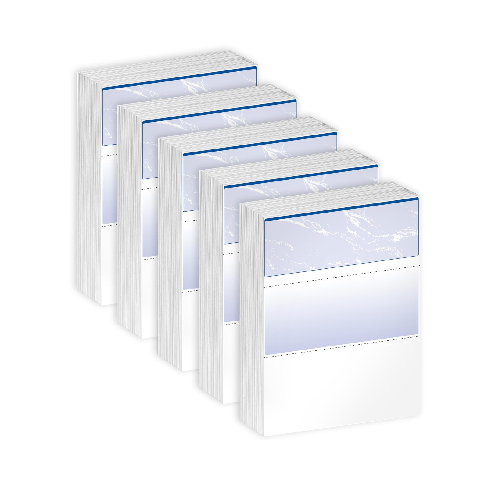 DocuGard Standard Blue Marble Top Check, 24 lb, 8.5 x 11 Inches, 2500 Sheets …