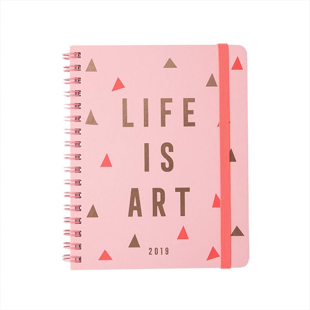 Greeting Life 2019 A6 Ring Monthly Planner (Chic)