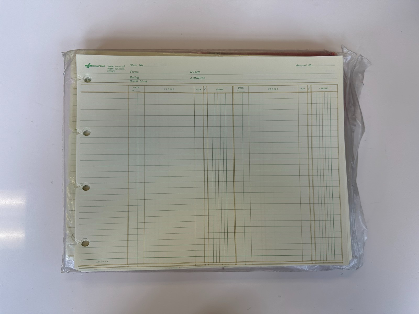 Accounting/Bookkeeping Books National / Safeguard Some Opened/Used