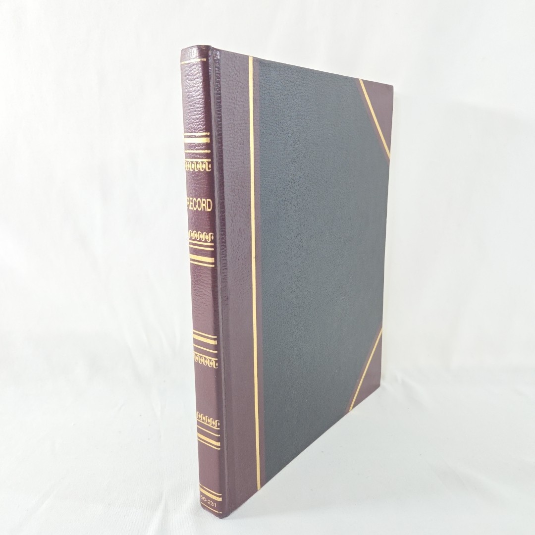 National Brand 56-231 Vtg Hardcover Record Account Book 300 Ruled Avery READ