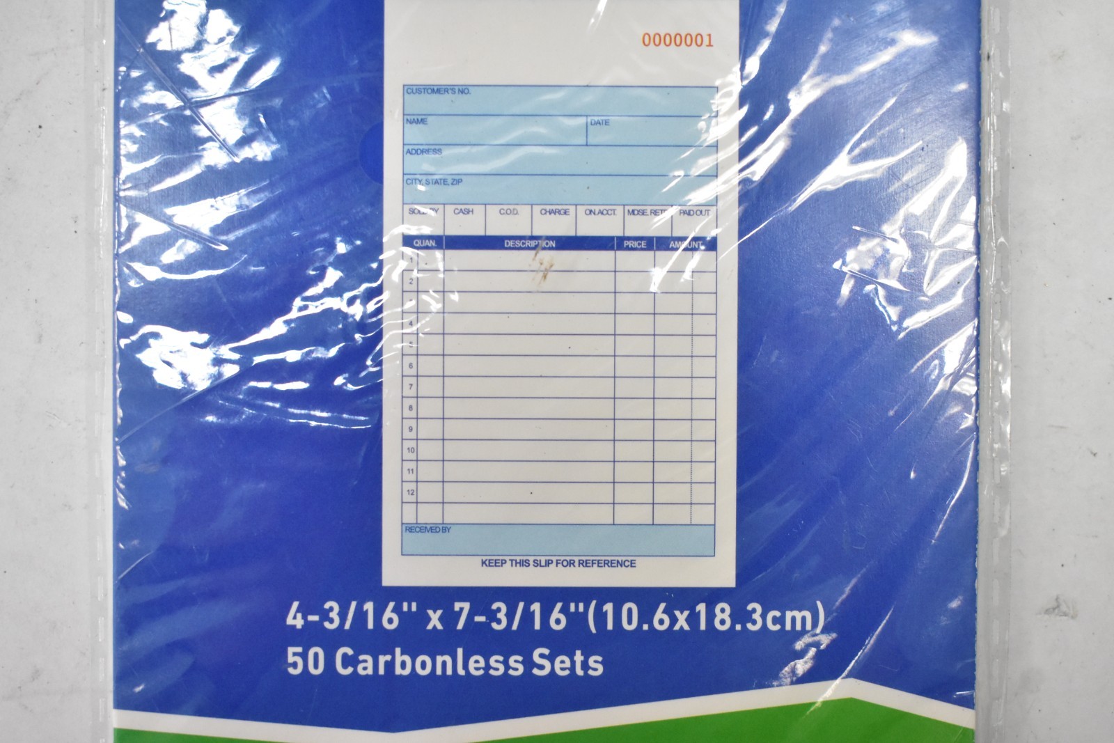 Lot of 2 Sales Order Book Receipts Invoice Duplicate 50 Sets Carbonless Forms