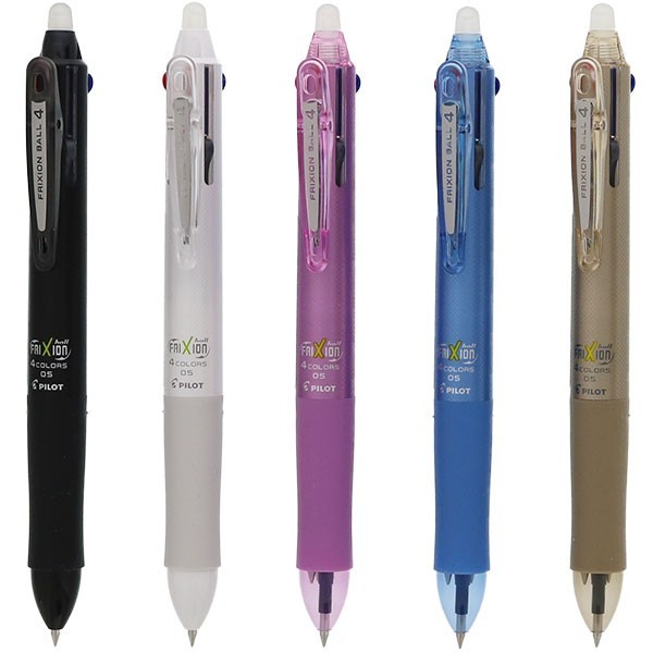 Pilot FriXion Erasable Gel Pen Multi Pen Ball 3 Slim 4 Switch Colors Highlighter