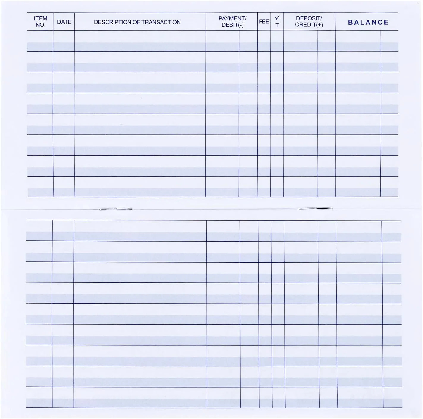 12 Pack Checkbook Register, Check Register Books for Personal and Work Use, Tran