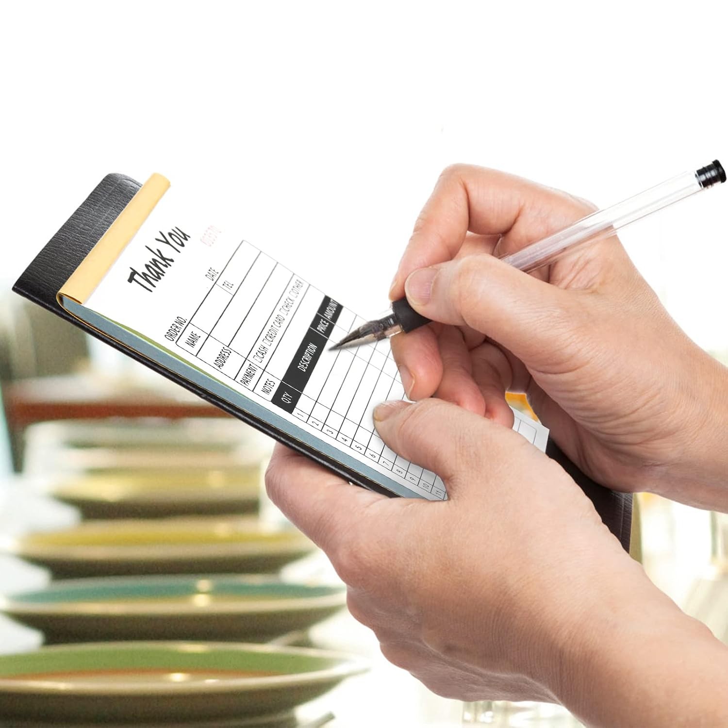 Carbonless 2 Part Receipt Book Order Forms for Small Business Receipt Books