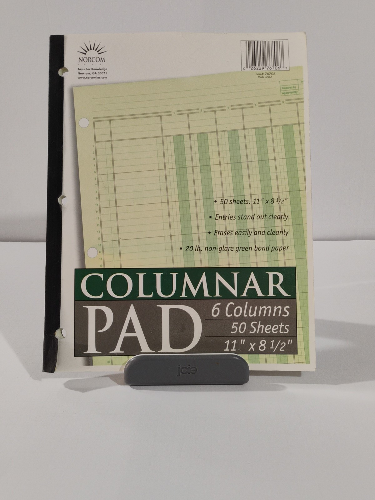 Norcom Columnar Ledger Pad 6 Columns 8.5″ x 11″ Letter Size 50 Sheets