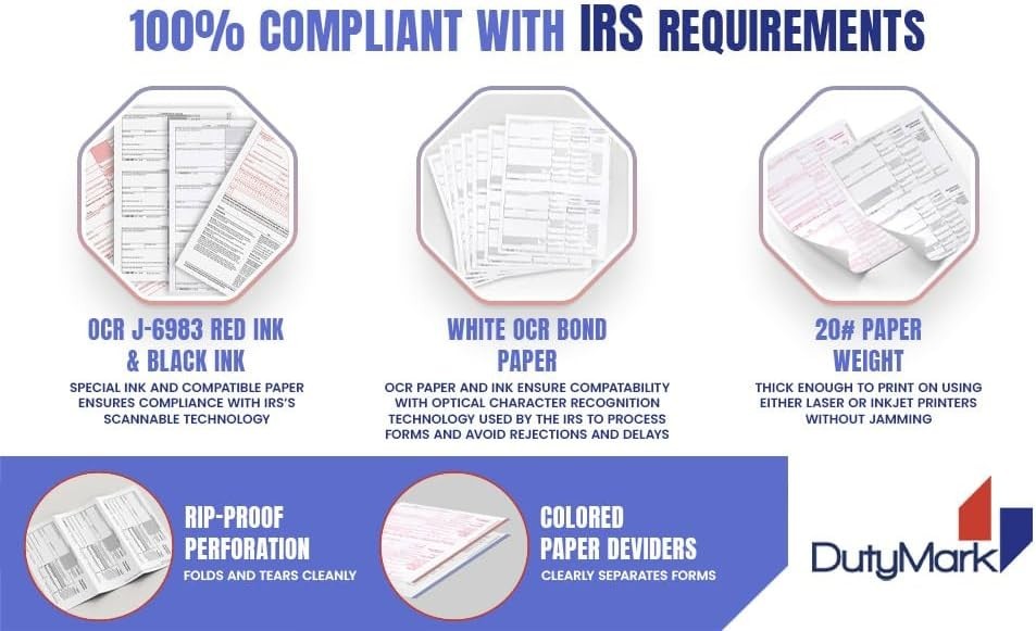 Complete 2025 1099 MISC Forms Kit for 25 – Hassle-Free Tax Preparation