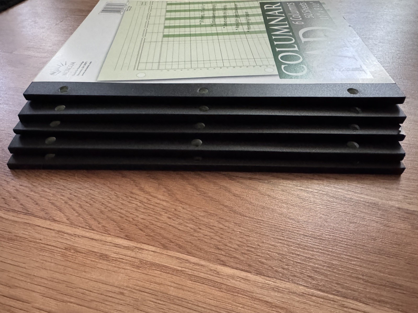 LOT 5 Norcom, Columnar Ledger Pad, 4 Columns, 8.5″ x 11″, Letter Size, 50 Sheets