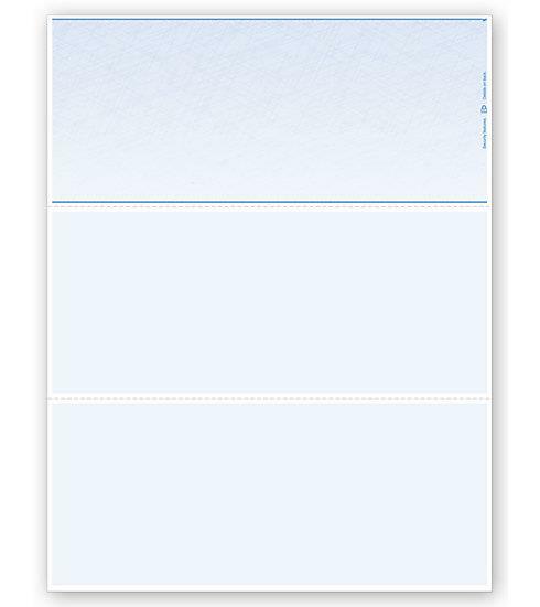 Laser Top Blank Check Stock w/ 3 2/3″ & 7.5″ Voucher by Deluxe-Nebs / DLT803