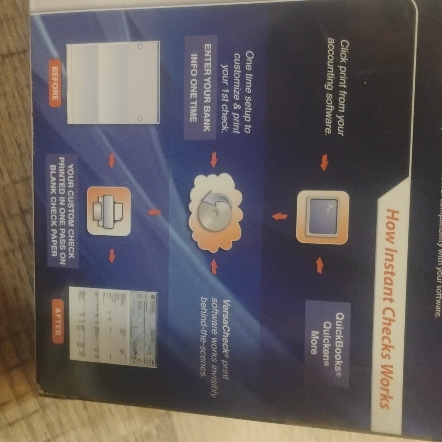 VersaCheck TopSecure Series Business Voucher Checks Form #1000 250 Sheets