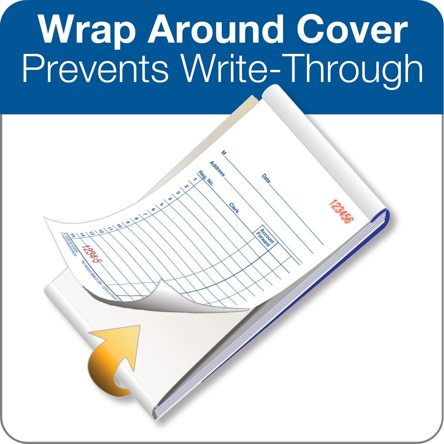 Compact Carbonless Invoice Book – 2-Part, 50 Sets, Perfect for Small Businesses