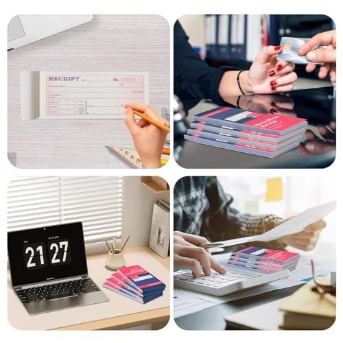 42 Pack Carbonless Receipt Books 2-Part 50 Sets Each for Small Business
