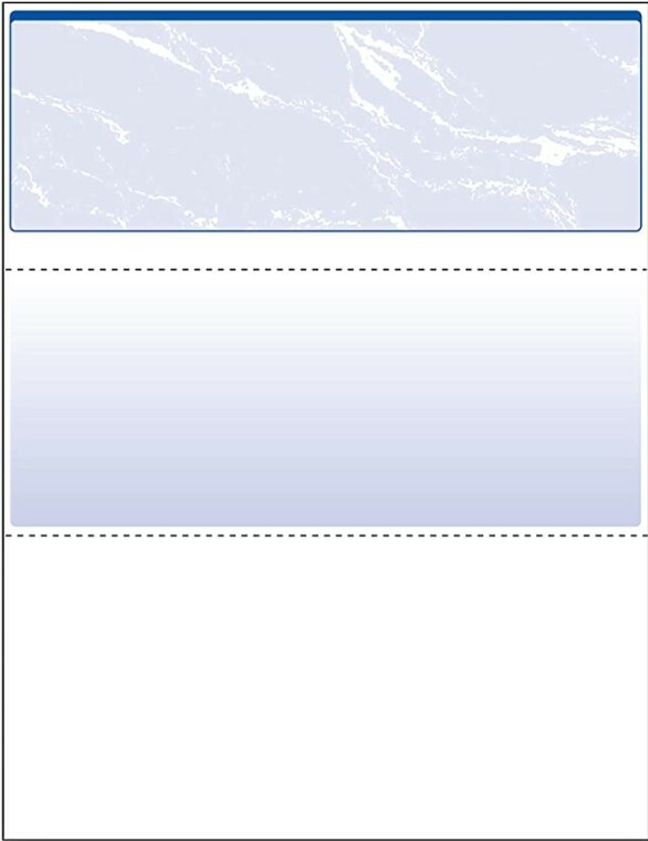 DocuGard 04501C Standard Top Check 500 Sheets – Blue (11 security features) 