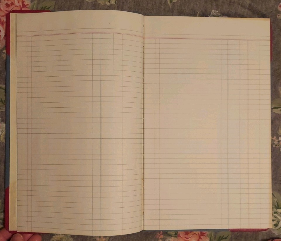 Vintage Cash or Day Book Journal No. 2176 Woolworth Ledger Herald Square