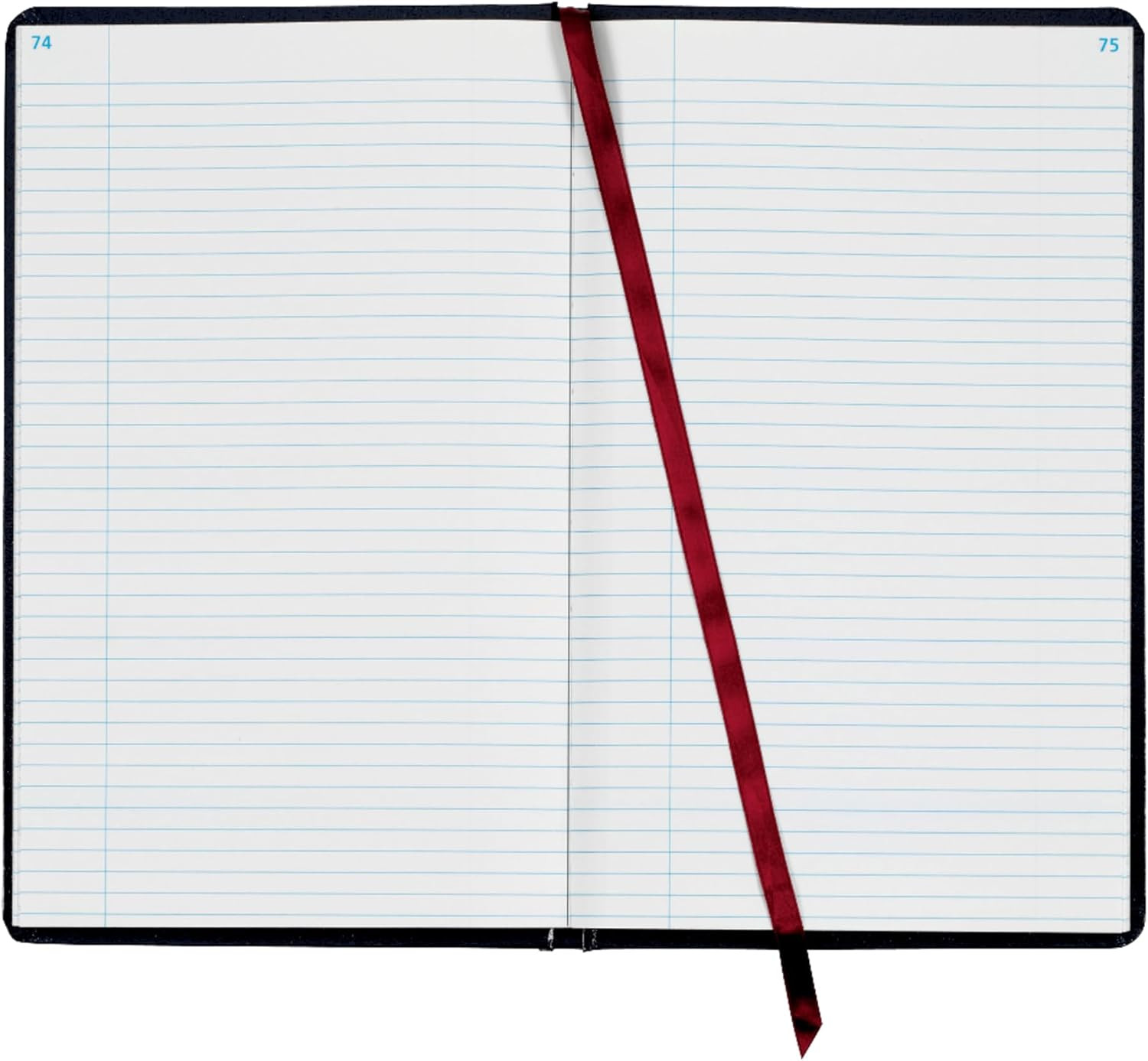 Record Ledger, Hard Bound Textured Cover, 7.5 X 12.25 Inches, 150 Acid Free Page