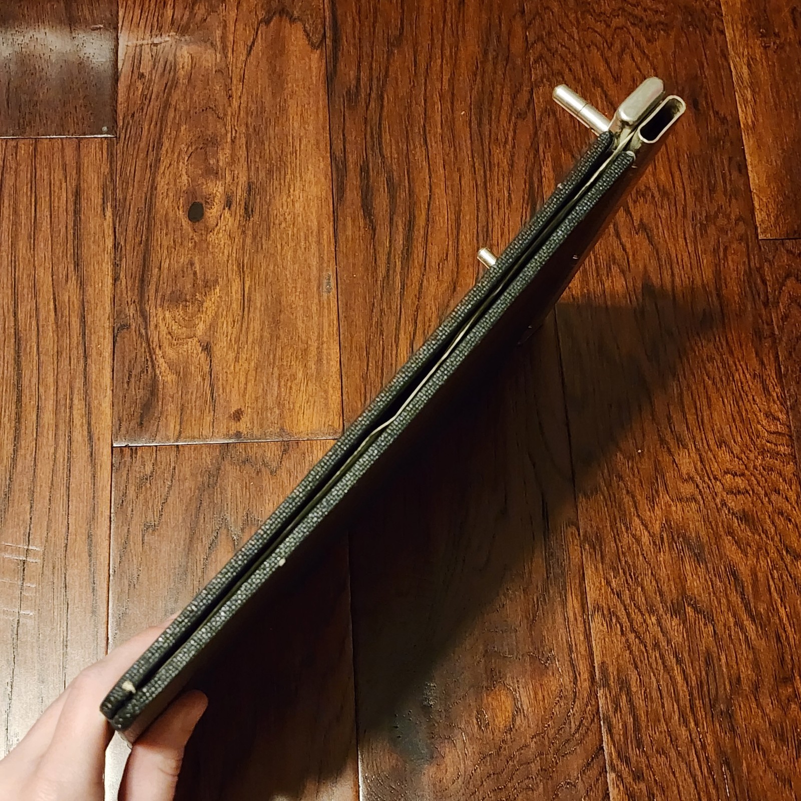 Vintage General Chicago R41-40 Vinyl Guarded Post Binder Ledger Metal Locking Hi