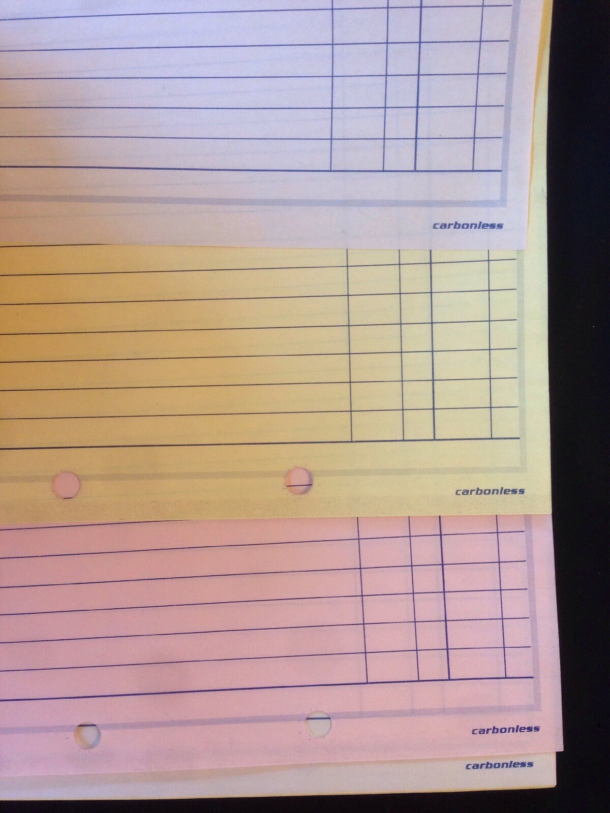 Rediform (50) Carbonless Speedisets “Invoice” 7P737 8-1/2″ x 11-5/8″ 3 parts