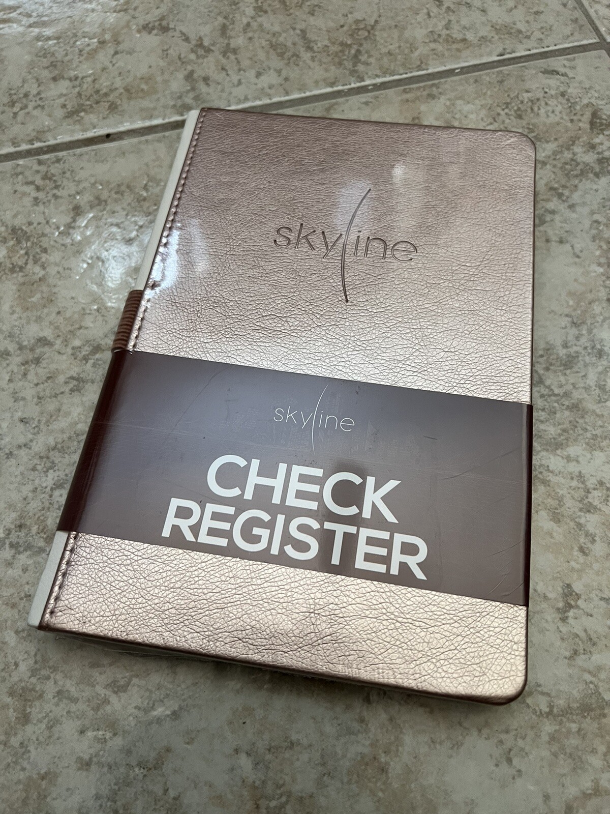 Skyline Check Register – Accounting Ledger Log Book for Income & Expenses