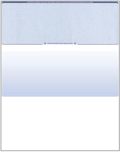 500 Blank Check Stock Paper – Check on Top – Blue Diamond