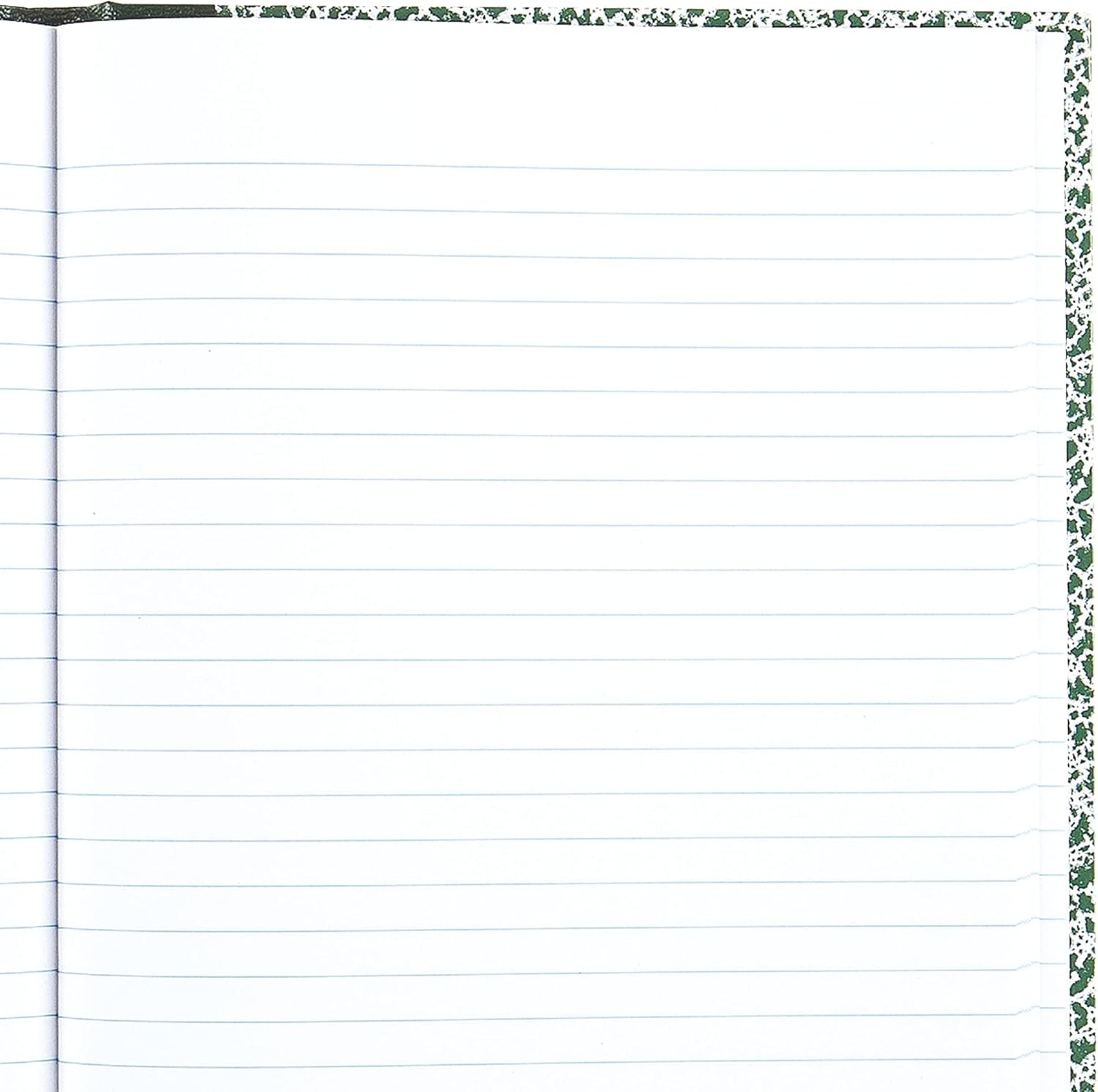 National Lab Notebook, Wide/Legal Rule, Green Marble Cover, (96) 10.13 x 7.88 Sh